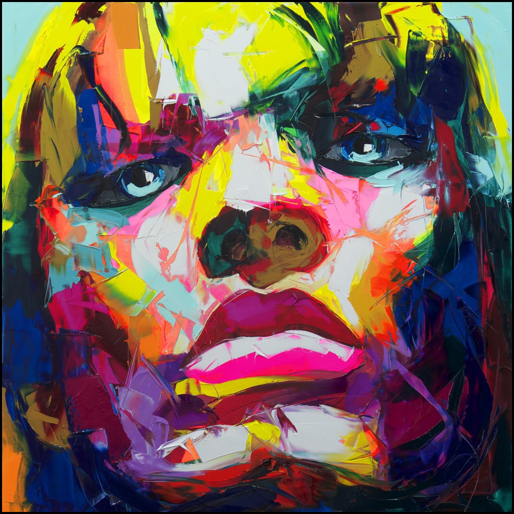 Francoise Nielly Portrait Palette Painting Expression Face176